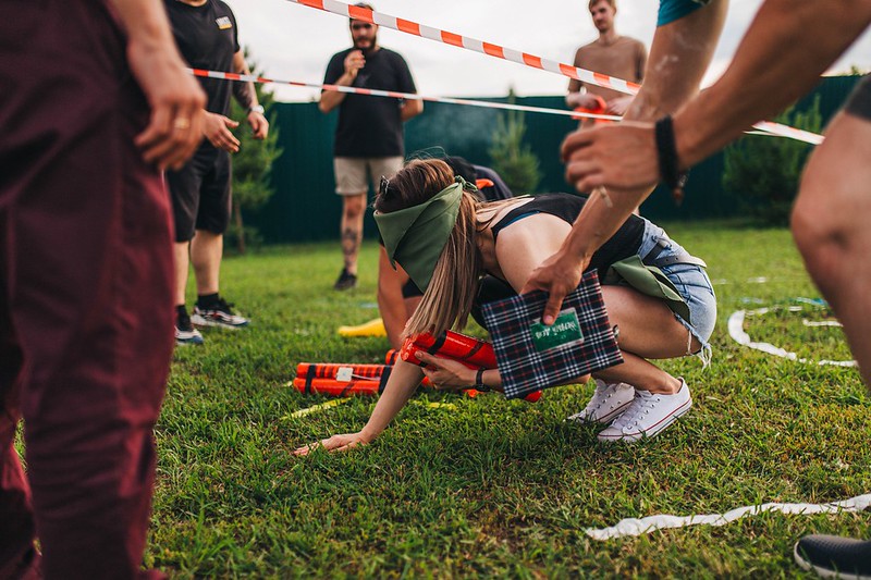 Тимбилдинг на свежем воздухе в Києві ко Дню строителя